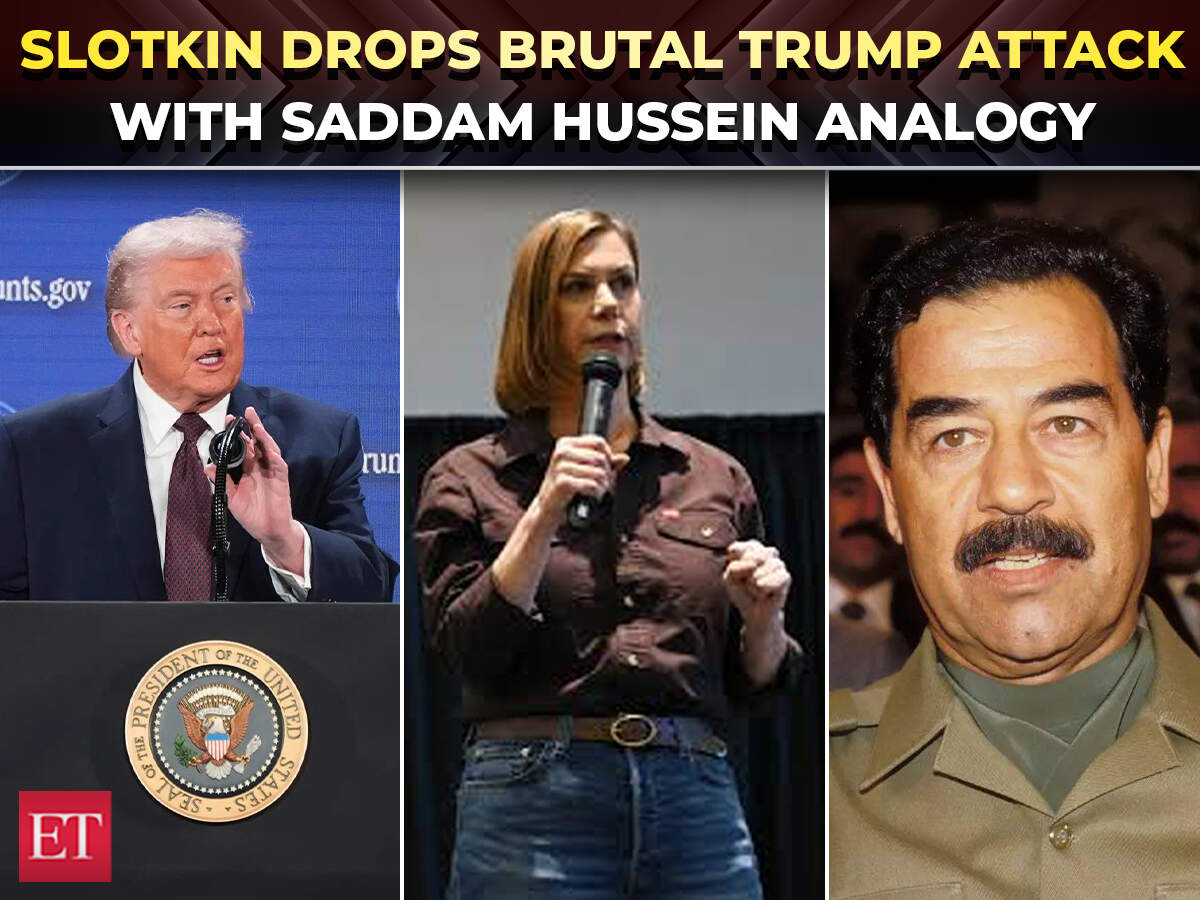 Saddam Hussein would spit out his tea: Slotkin takes aim at Trump with ...