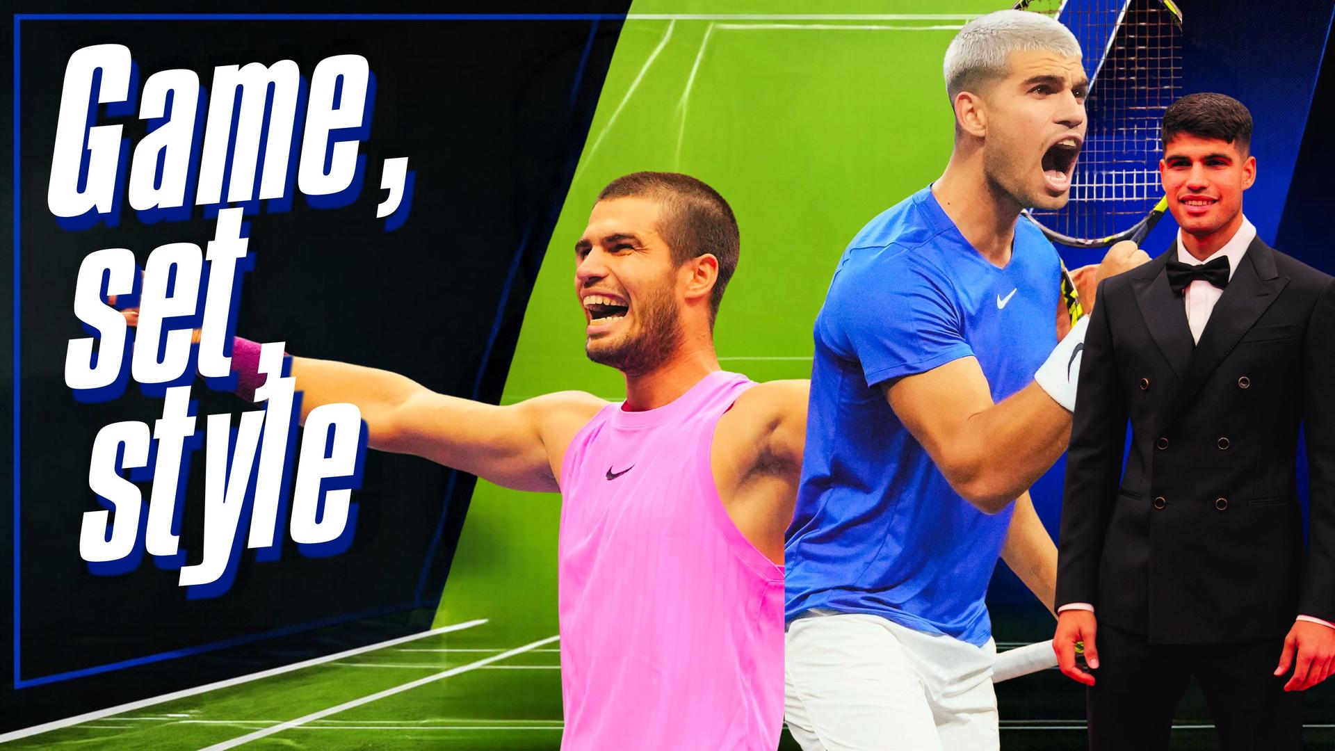Game, set, style: Carlos Alcaraz on evolving his look on and off the court