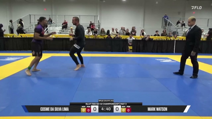 Mark Watson vs Cosme Da Silva Lima 2026 Pan IBJJF Jiu-Jitsu No-Gi ...