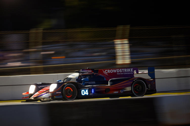 Slick-tire gamble helps CrowdStrike seal Petit Le Mans win and IMSA ...