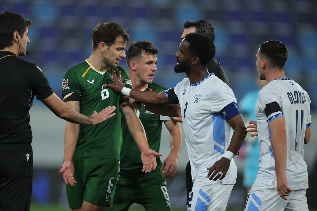 Ireland held by Israel in tense affair marred by off-field controversy