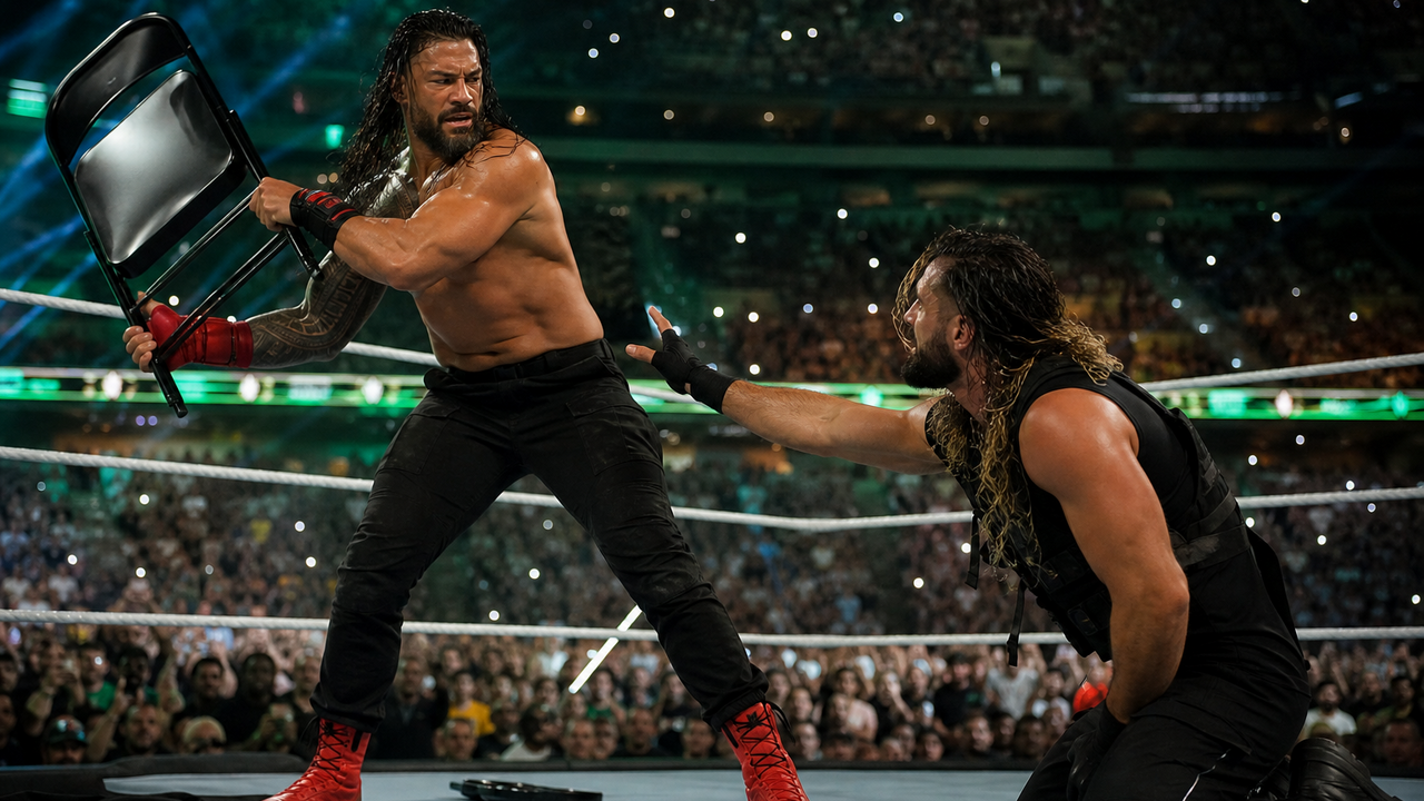 Roman Reigns’ empire crumbled when Seth Rollins forced wrestling’s ...