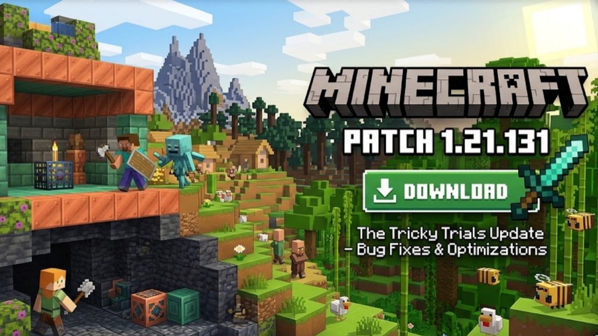 Download Minecraft patch 1.21.131 update fitur terbaru lengkap dengan ...