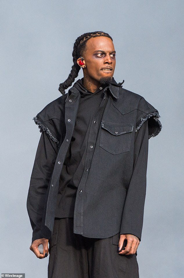 Rapper Lucki seen covered in blood after injury in fight outside of ...