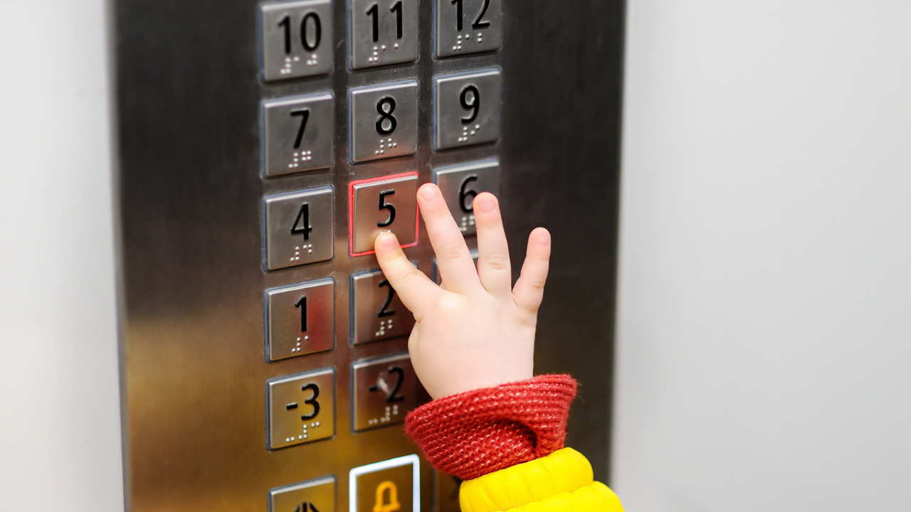 Psychology says children who insist on pressing the lift button may ...