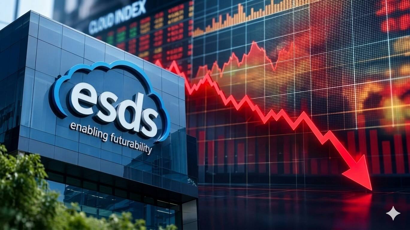 ESDS Software shares hit 5% lower circuit, crash nearly 30% in 6 ...