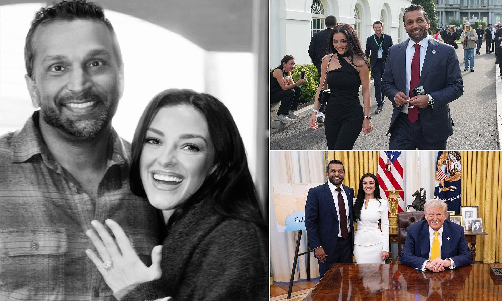 Kash Patel and Alexis Wilkins announce engagement as country singer ...