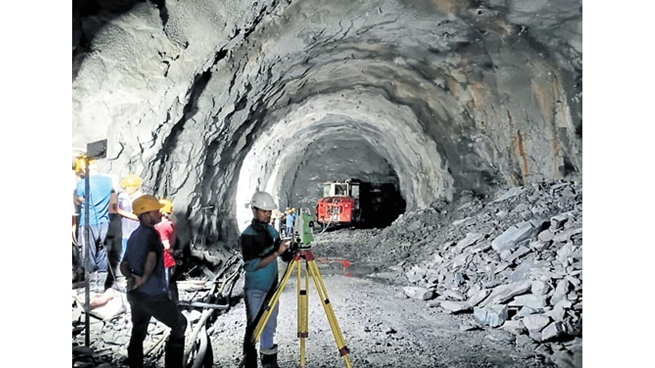 Telangana: SLBC Tunnel-1 works likely to be completed by mid-2028, says ...