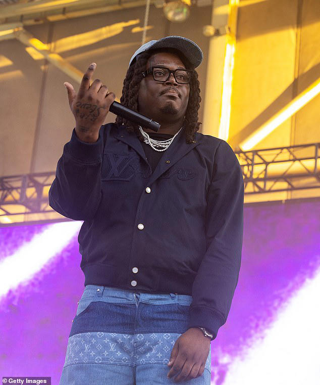 Rapper Lucki seen covered in blood after injury in fight outside of ...
