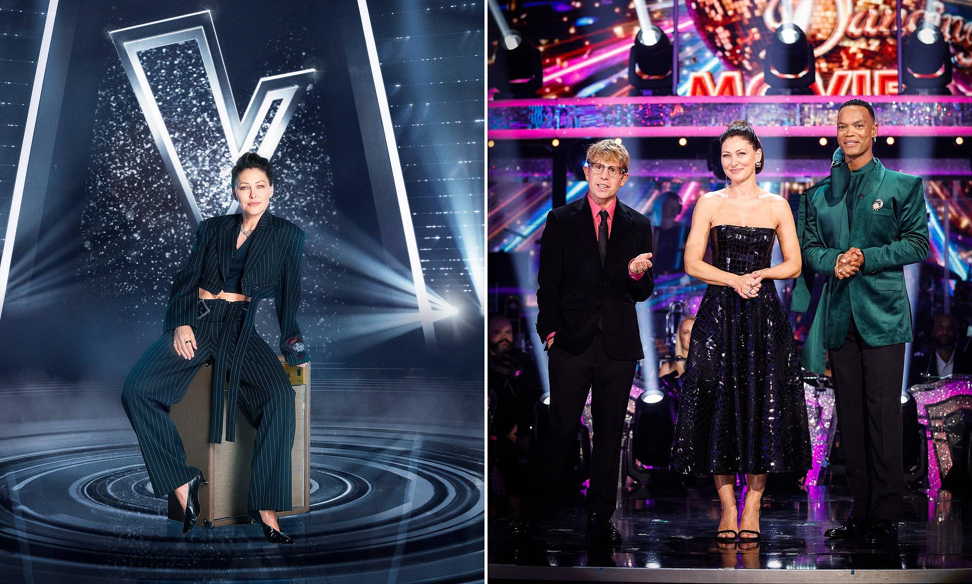 Emma Willis... queen of Saturday night TV! She's on both BBC and ITV for nearly four hours