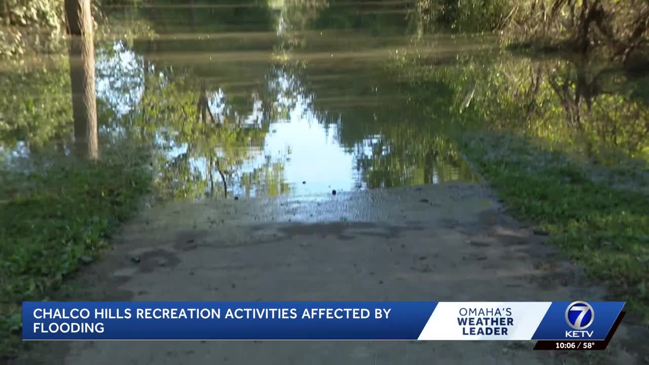 Excess flood water impacts recreation activities at Chalco Hills