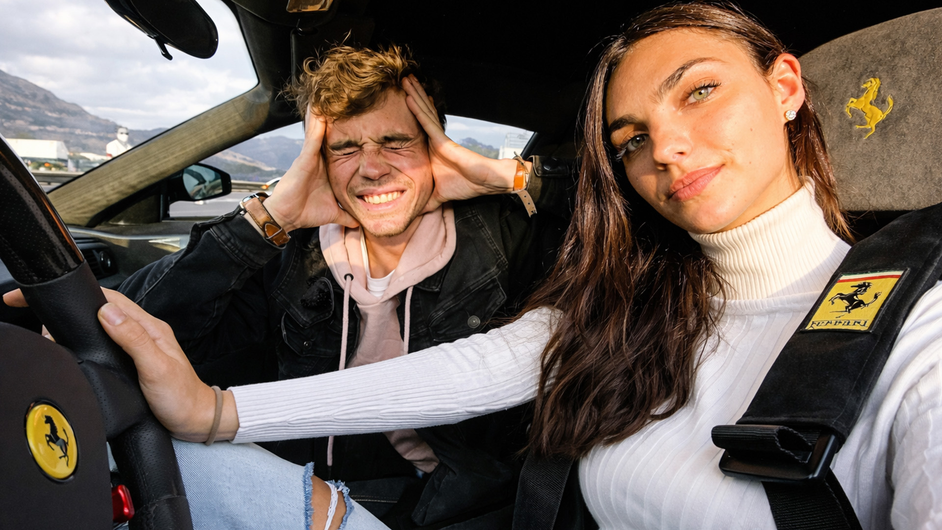 An unforgettable first drive in a Ferrari
