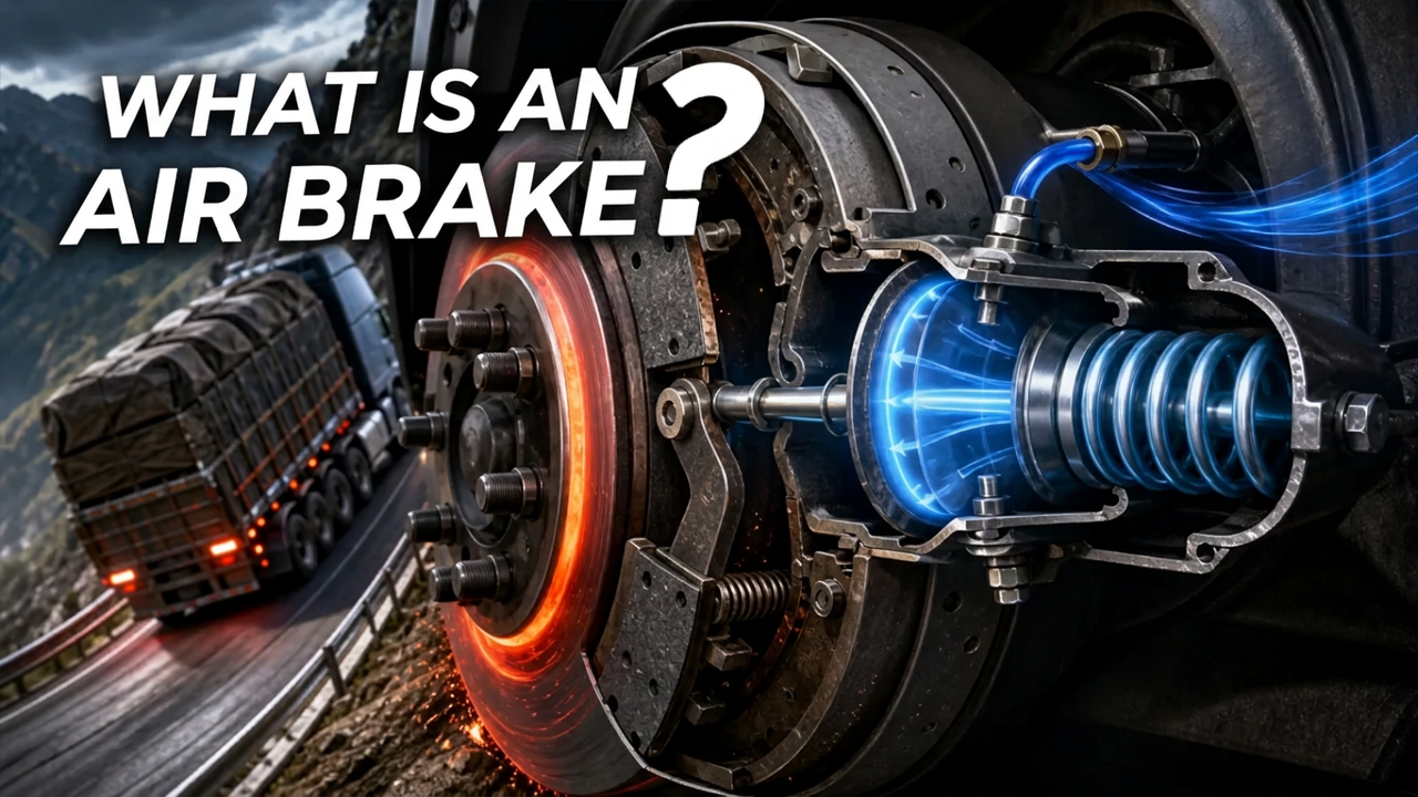 Why do trucks use air brakes—and how do they actually work?