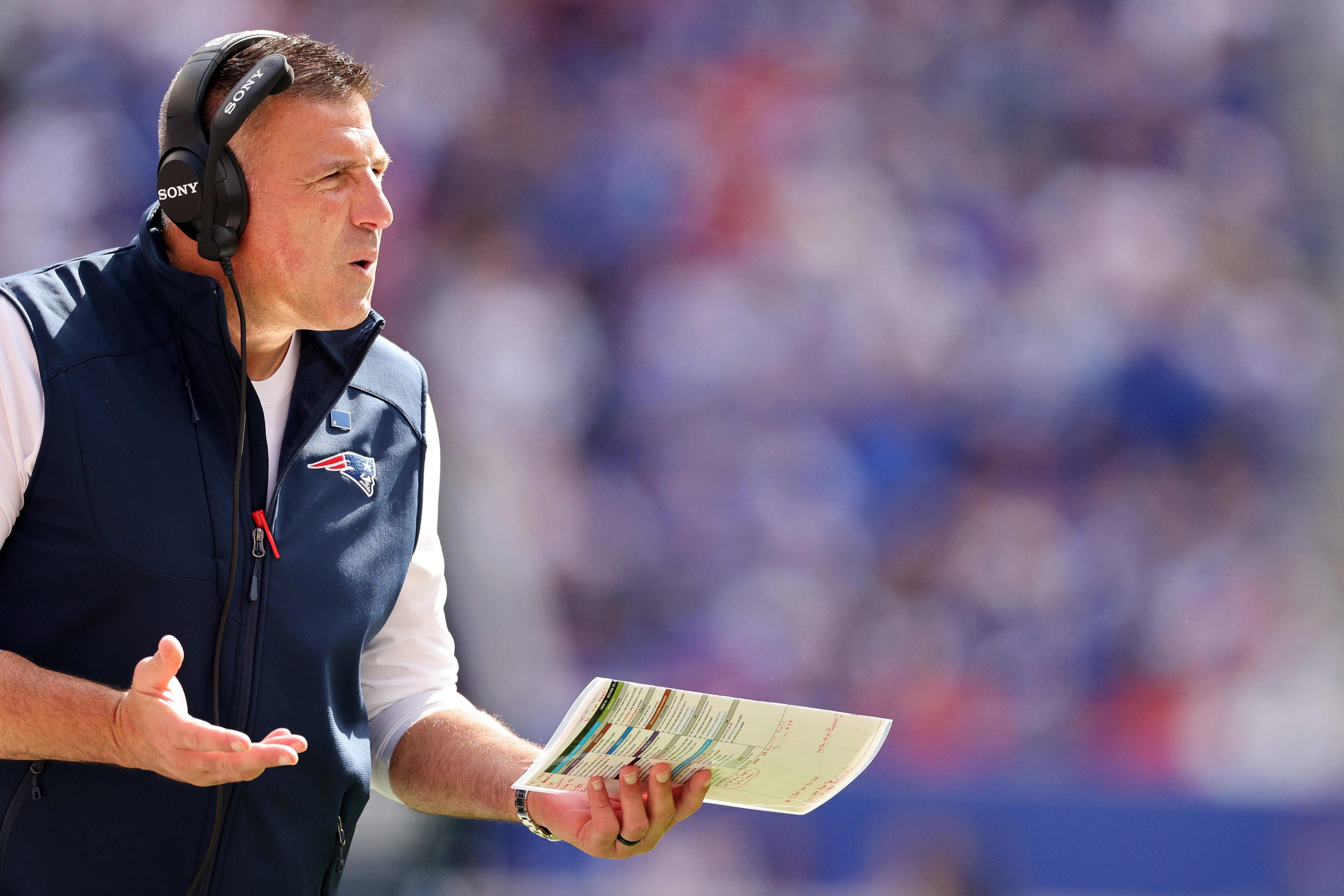 Patriots coach Mike Vrabel gets unsportsmanlike conduct penalty for ...