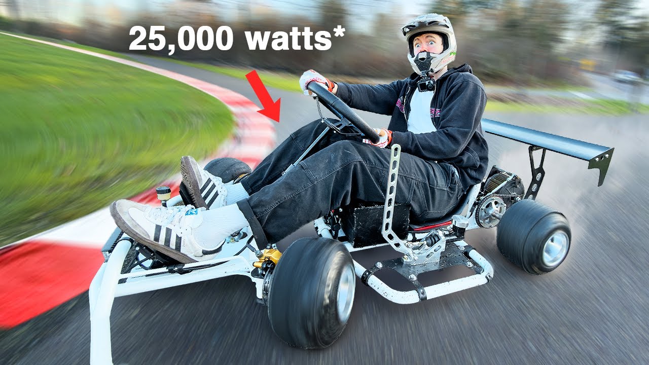 I made my drift kart way too fast
