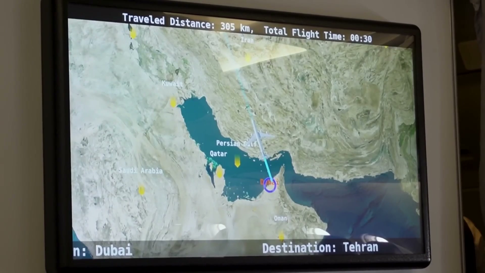 Inside my flight to Iran on a sanctioned airline