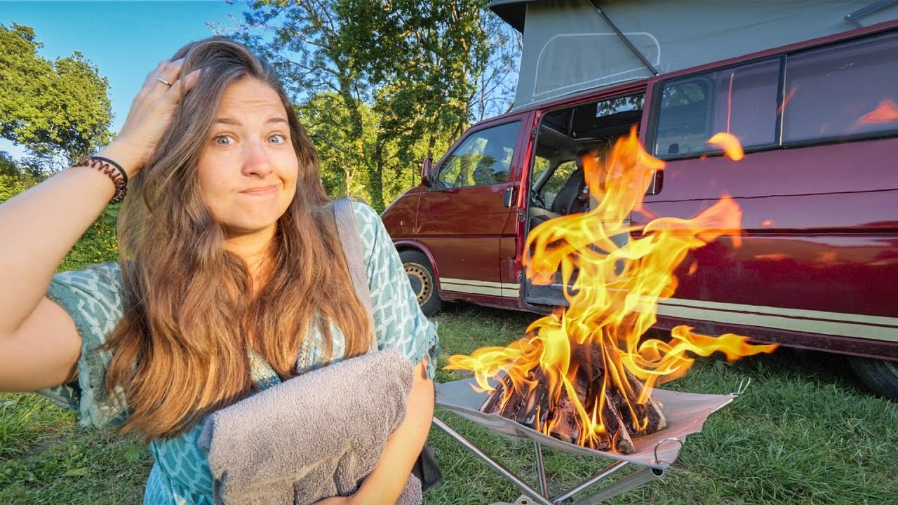 Back to vanlife after the fire 🔥