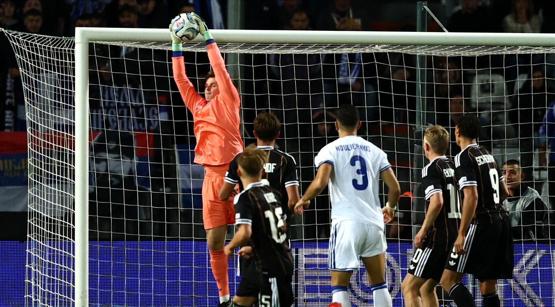 Jonas Urbig helps finally provide stability to Germany’s defense