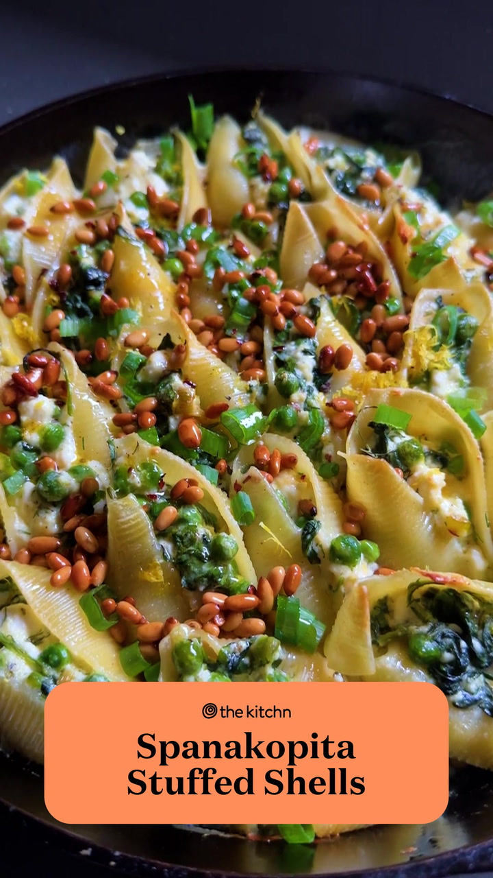 How to make spanakopita stuffed shells