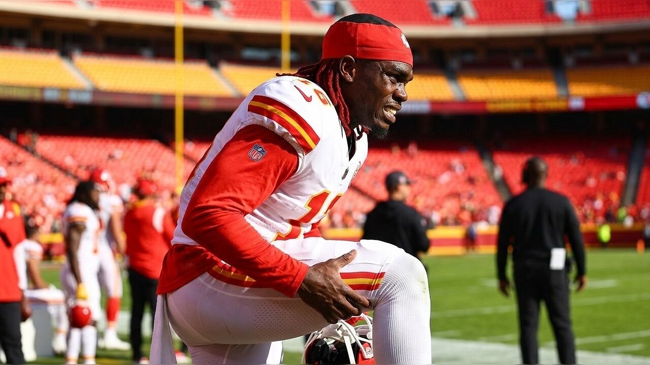 Kansas City Chiefs wide receiver Rashee Rice suffers hamstring injury ...