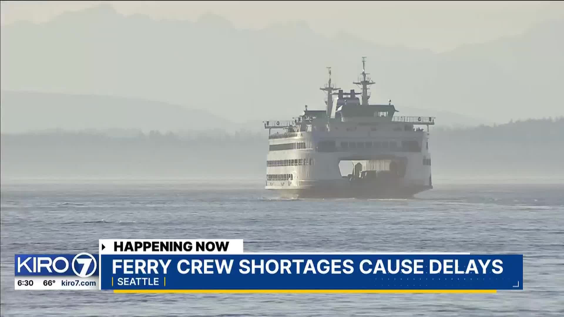 Washington State Ferries report systemwide disruptions