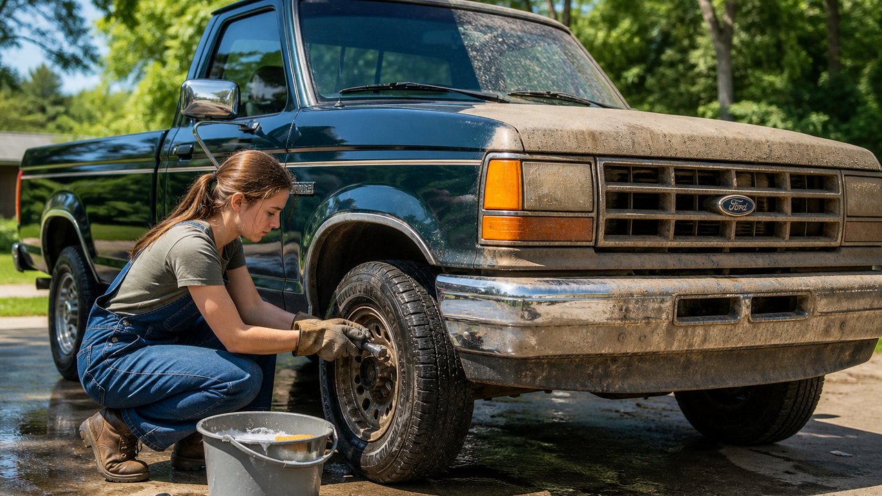 Young mechanic revives 20-year-old abandoned Ford Ranger