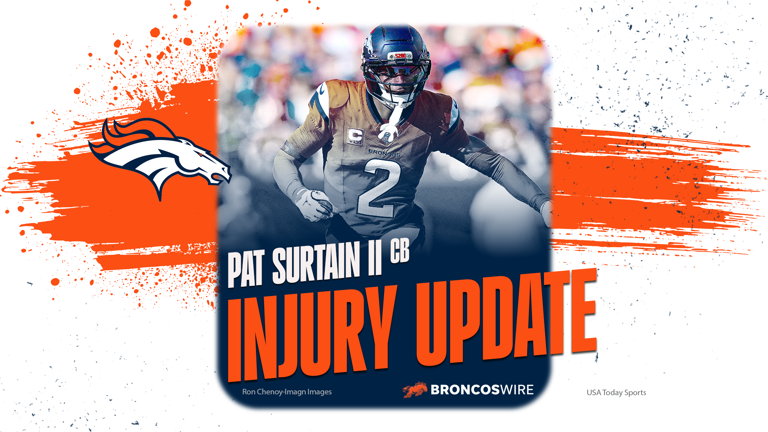 Pat Surtain injury: Latest updates for Broncos cornerback