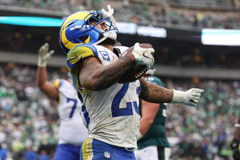 Kyren Williams finishes with rare stat line ends as Rams beat Eagles