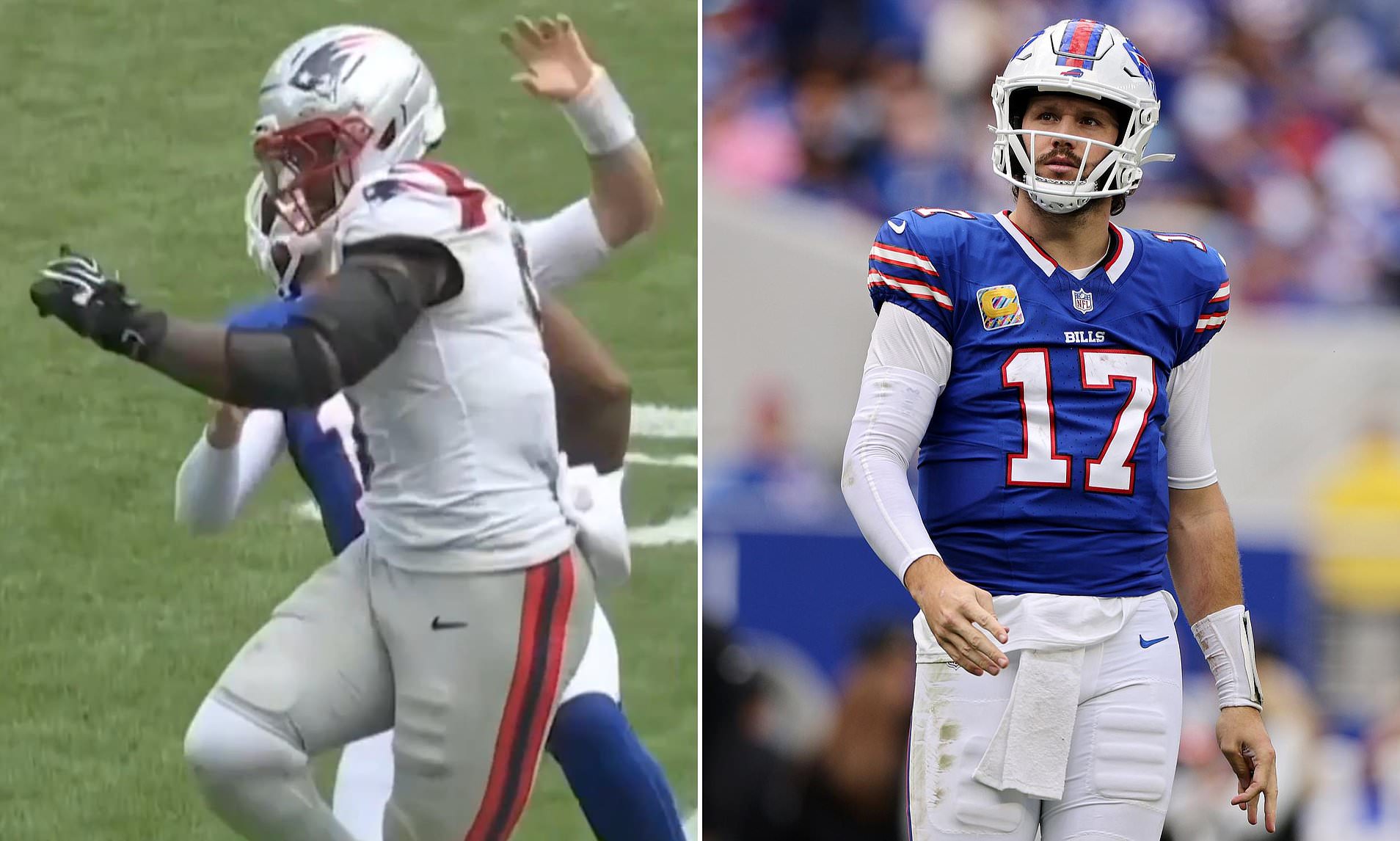 NFL fans blast 'disgusting' Josh Allen for feigning injury in Bills ...