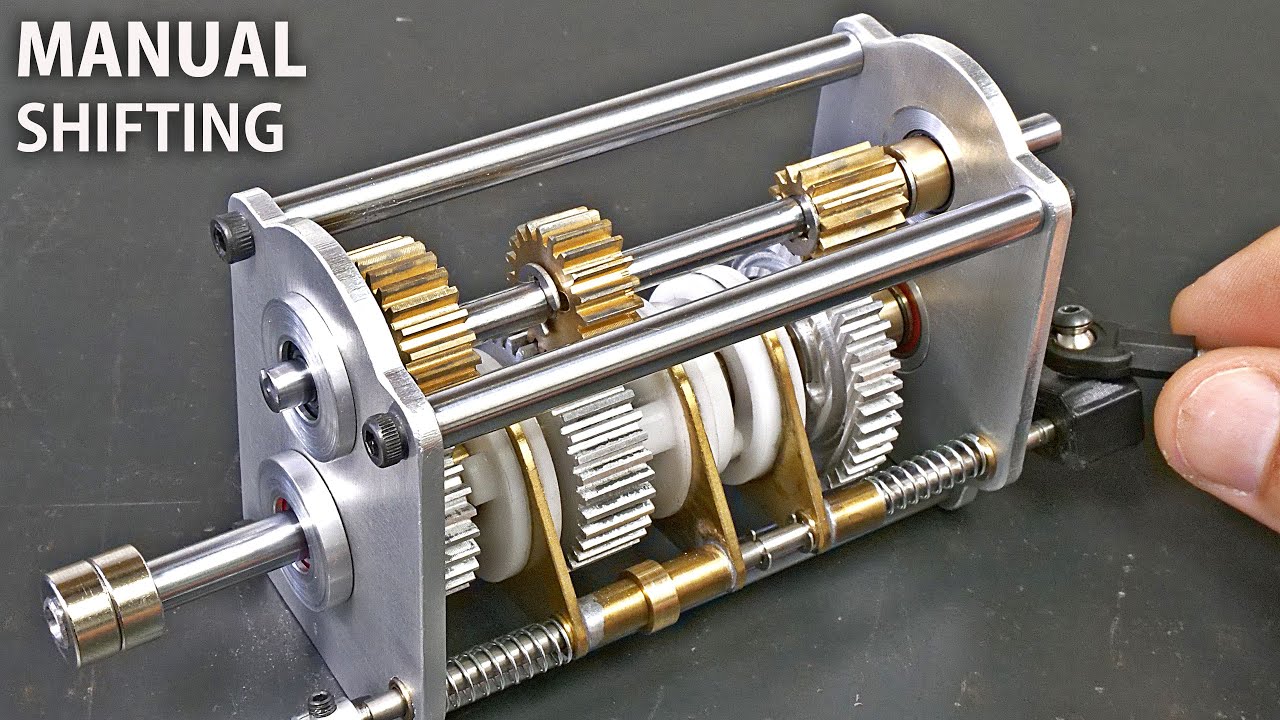 3 speed manual gearbox build for RC cars