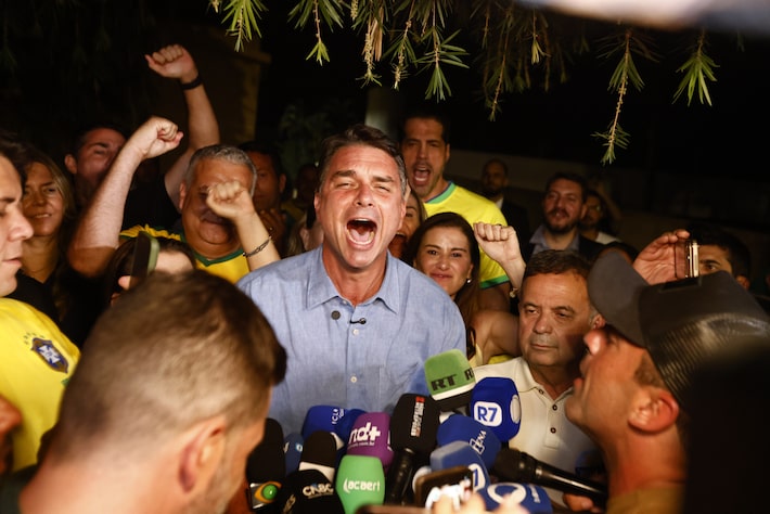 Flávio Bolsonaro, candidato do PL à Presidência da República Foto: Wilton Junior/Estadão