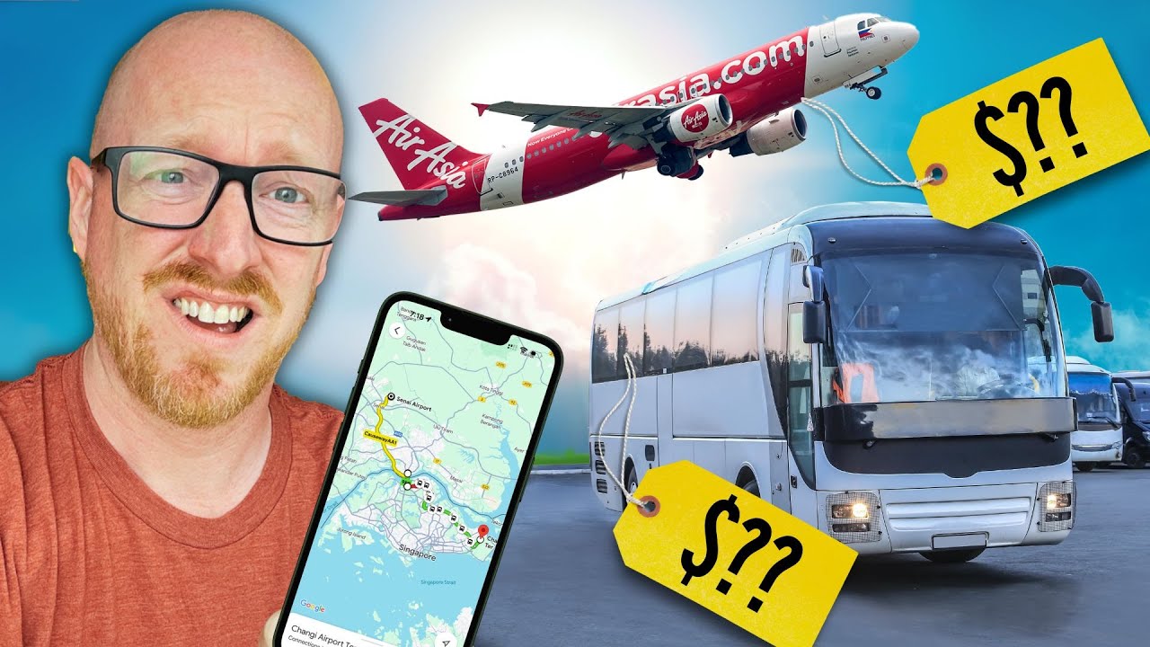 Which costs less: flying or taking the bus?
