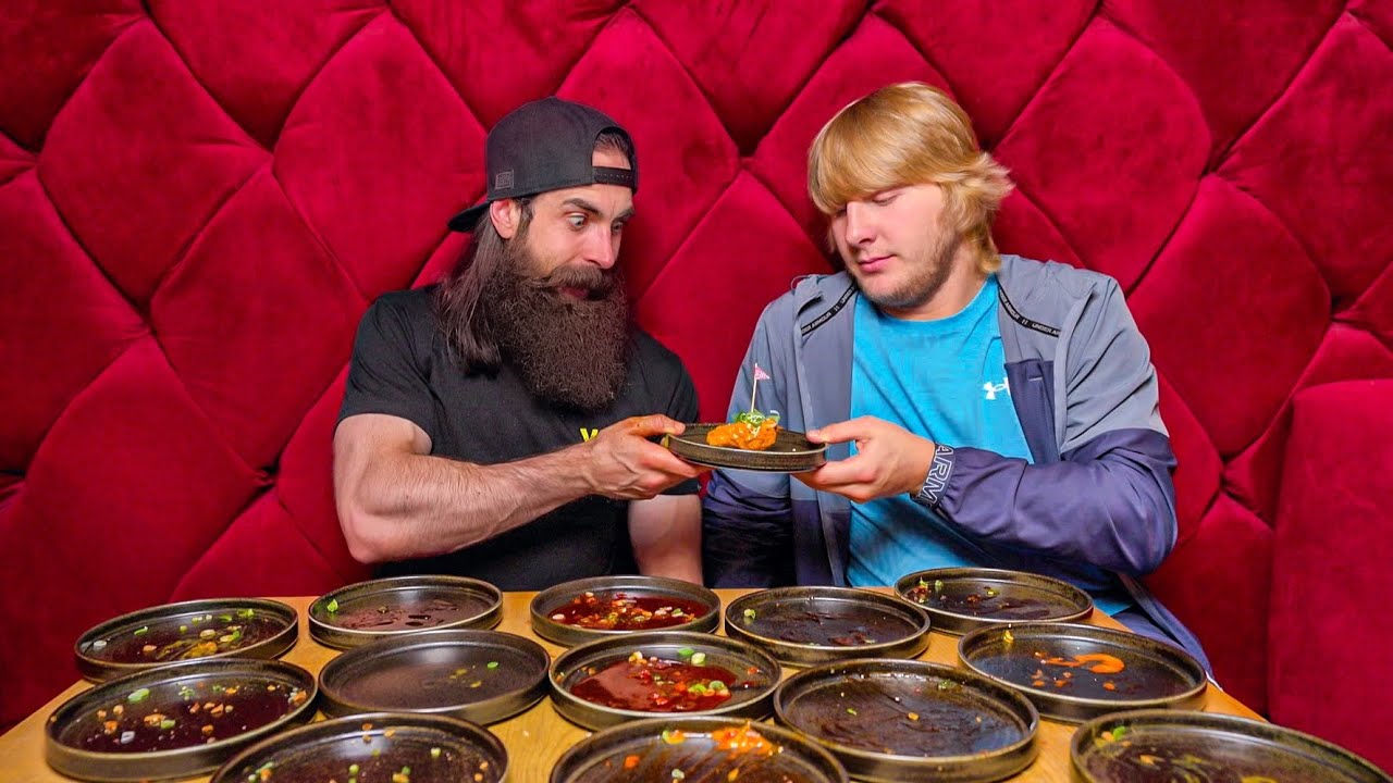 Trying to break Paddy the Baddy’s wing eating record and Paddy turns up ...