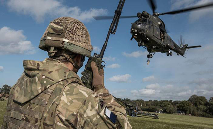The British Army would join the fight if Russia invaded (Getty)