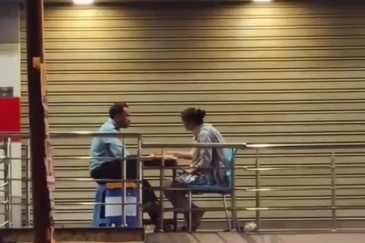 Bank security guard’s wife shows up with home-cooked dinner during ...