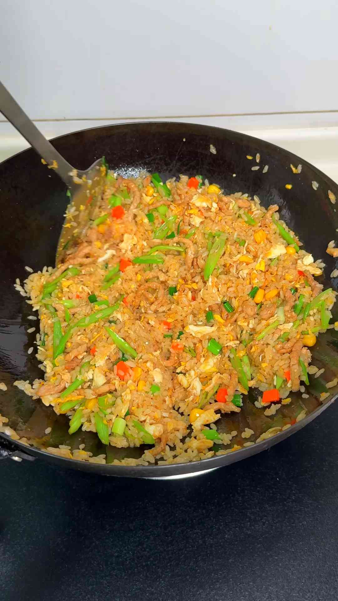 Pork and green bean fried rice made easy