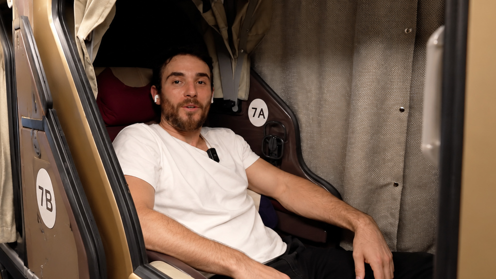 Can this overnight bus sleep pod replace a hotel room?