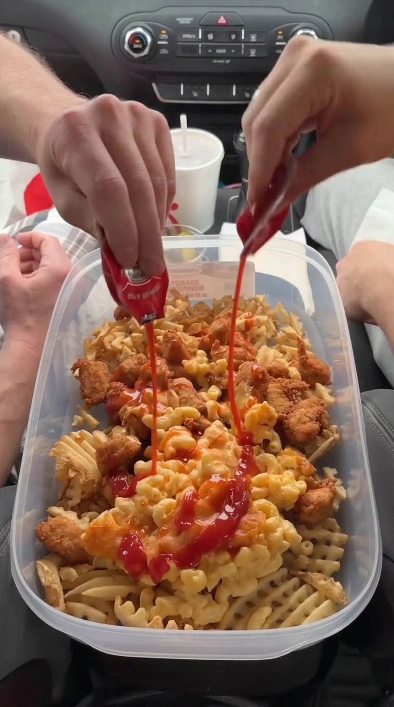 Trying a viral Chick-fil-A food hack