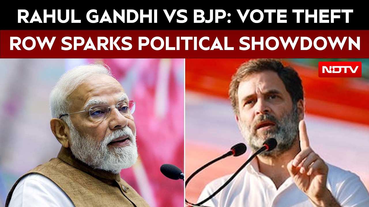 Opposition protest over vote theft row escalates, BJP accuses Rahul ...