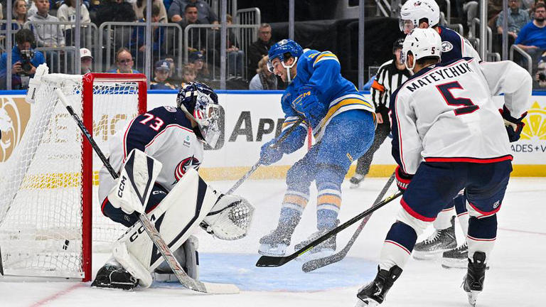 Disconnected Blue Jackets get exposed by the St. Louis Blues