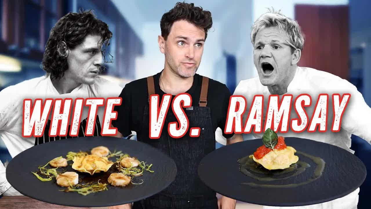 Gordon Ramsay and Marco Pierre White face off with lobster ravioli (part 2)
