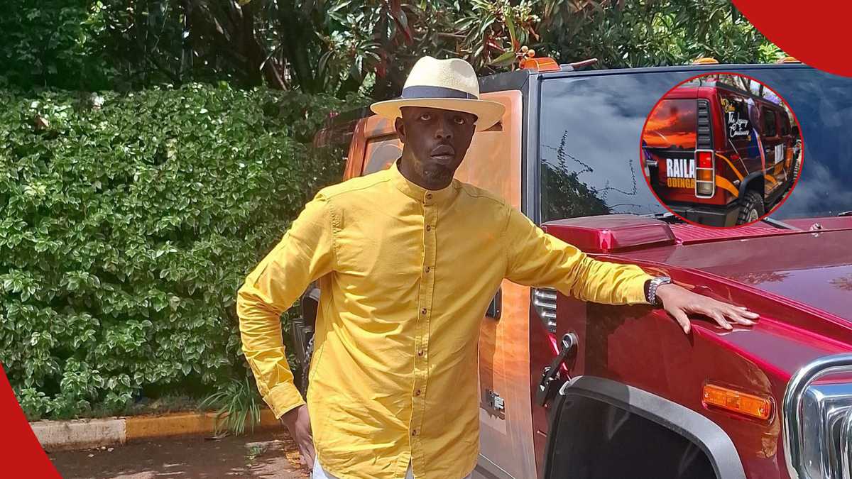 Raila Junior unveils late dad’s iconic Hummer with tribute wrap ahead ...