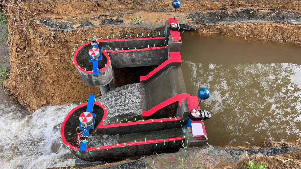 I built a mini hydropower plant