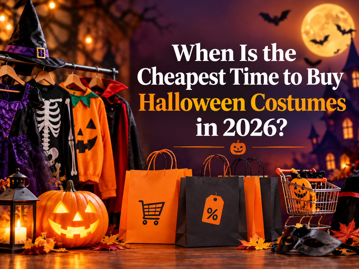 When is the cheapest time to buy Halloween costumes in 2026? Check ...