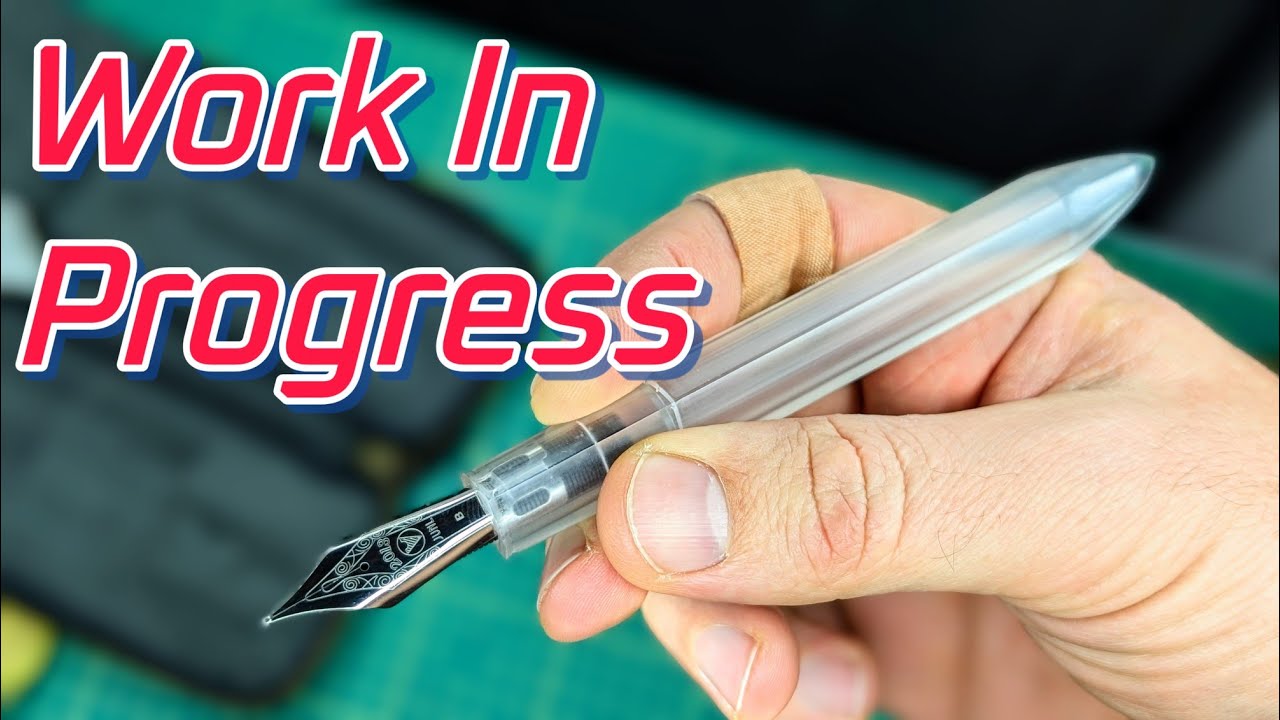 The 3D printed fountain pen project has begun!