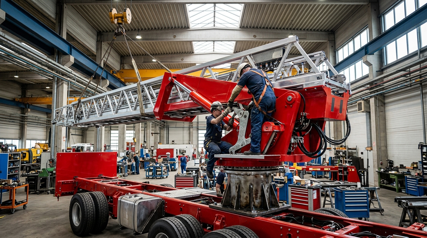 Factory workers battle extreme tolerances to assemble a massive thirty ...