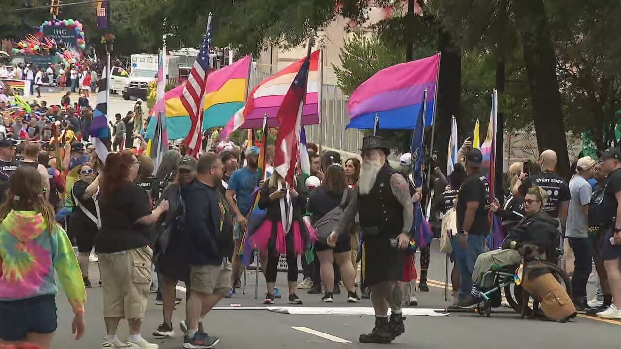 ‘Everyone feels loved’: Thousands flood streets for Atlanta Pride ...