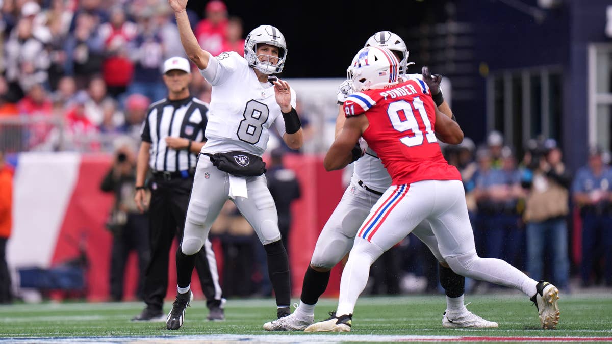 Elijah Ponder’s career day leads Patriots' edge rush takeover vs. Las Vegas