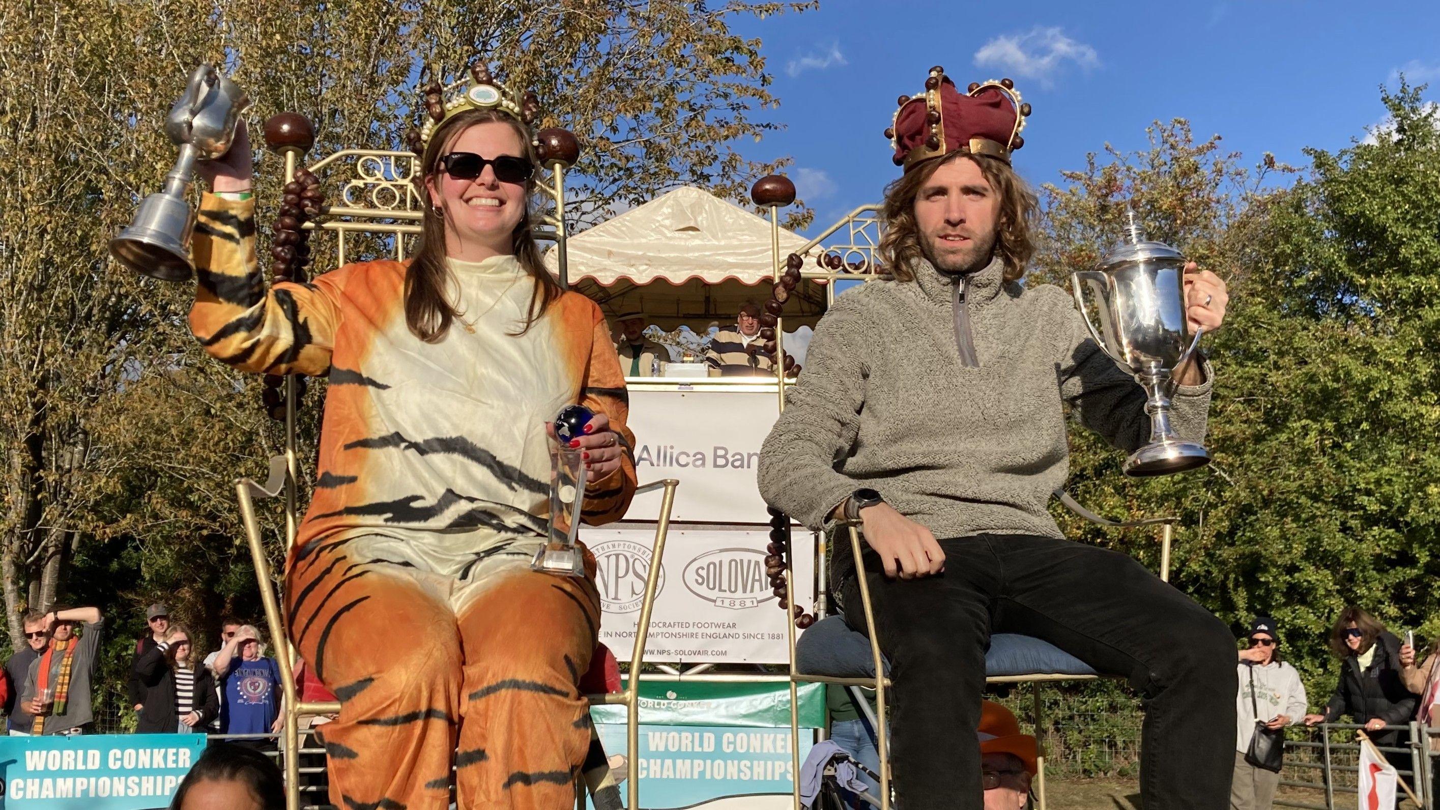 Frankie the Tiger wins World Conker Championships
