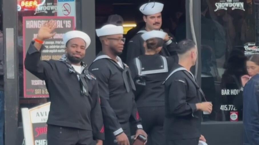 San Francisco North Beach community welcomes sailors during Fleet Week